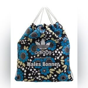 Adidas Originals x Wales Bonner Nylon Floral Print Drawstring Backpack